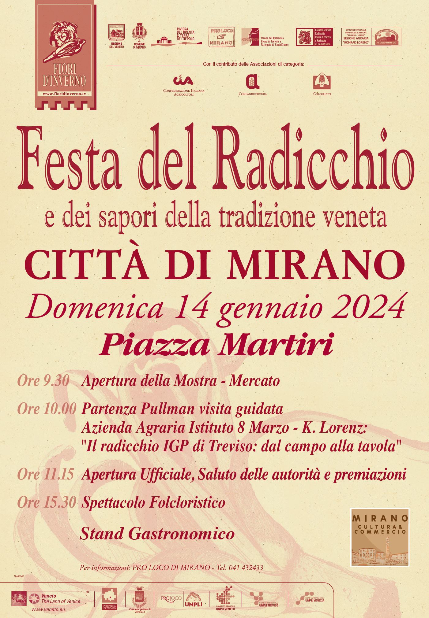 Festa del Radicchio a Mirano - Manifesto 2024